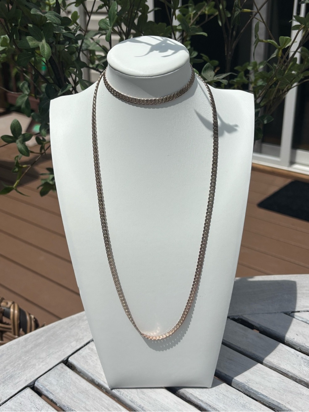 Elegant Long Gold Chain Necklace
